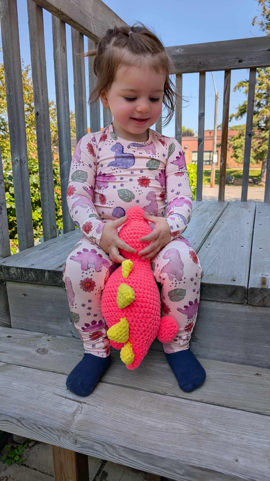 Rosie Raptor Two Piece Pajama Set