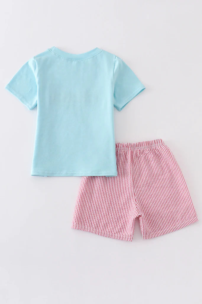 Blue Crab Embroidery Set