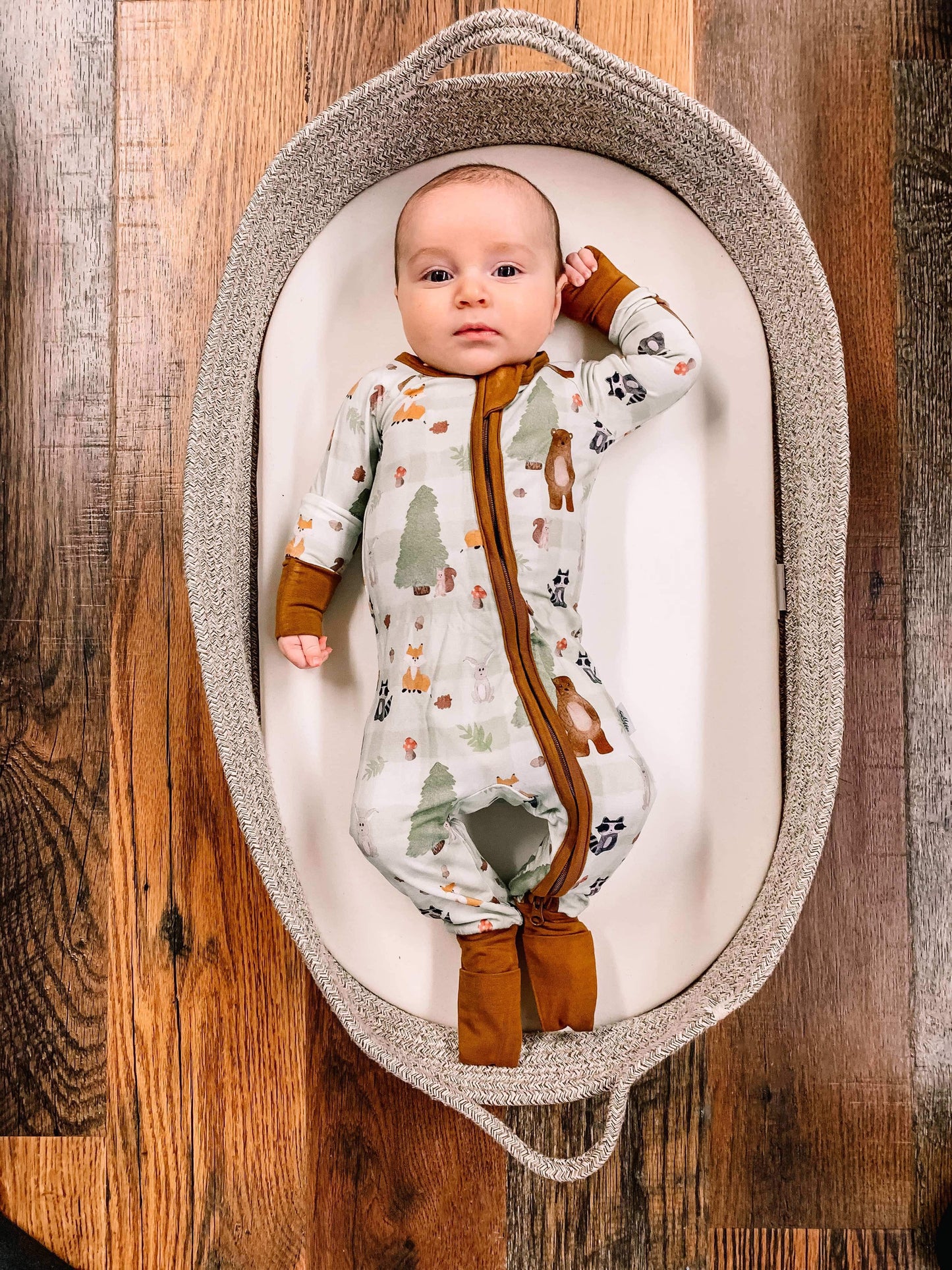 Woodland Wonder Convertible Romper Pajamas
