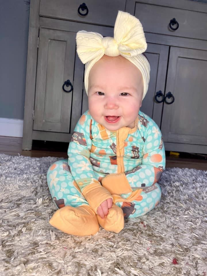 Groovy Tunes Convertible Romper Pajamas