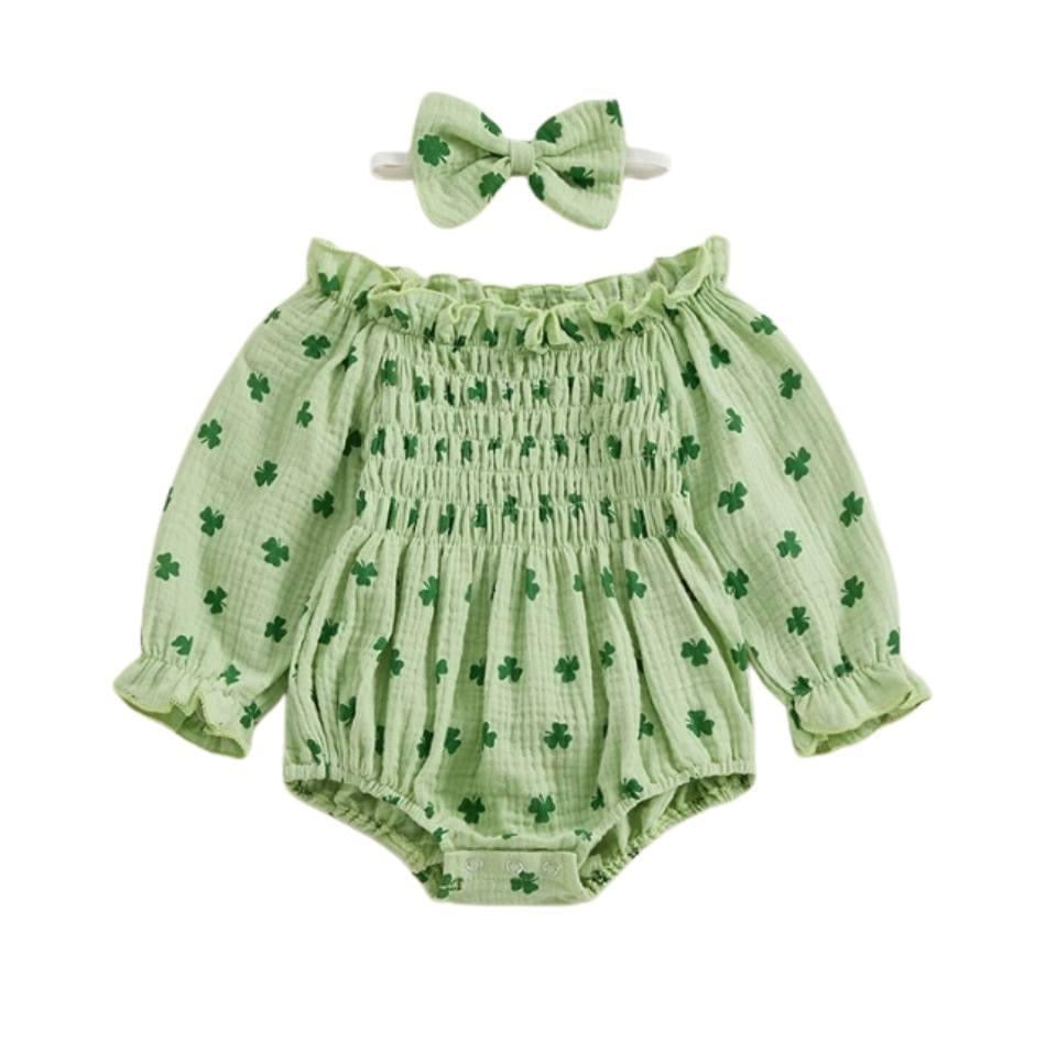 Lucky Scrunch Romper