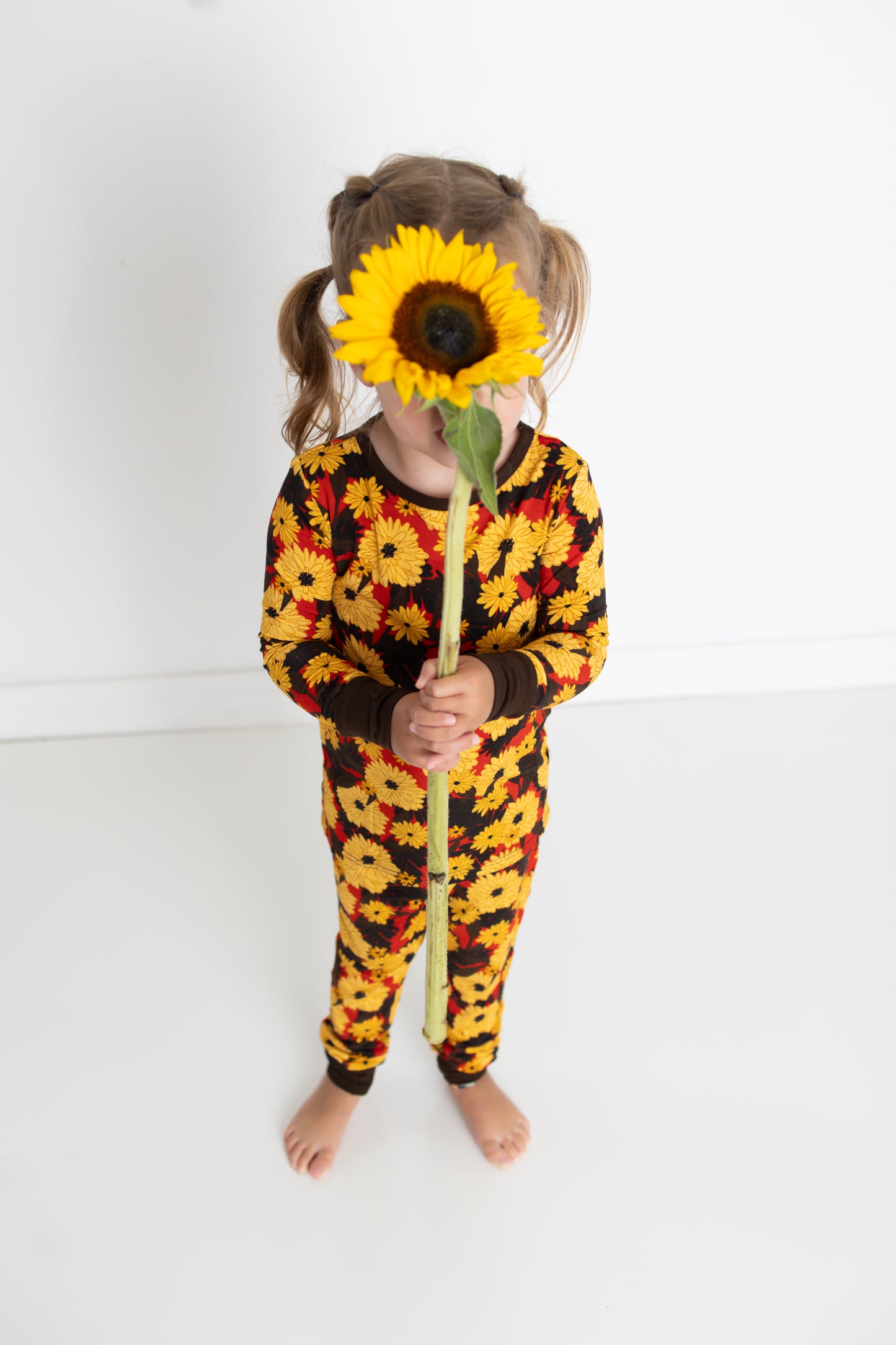 Autumn Blossoms Two Piece Pajama Set