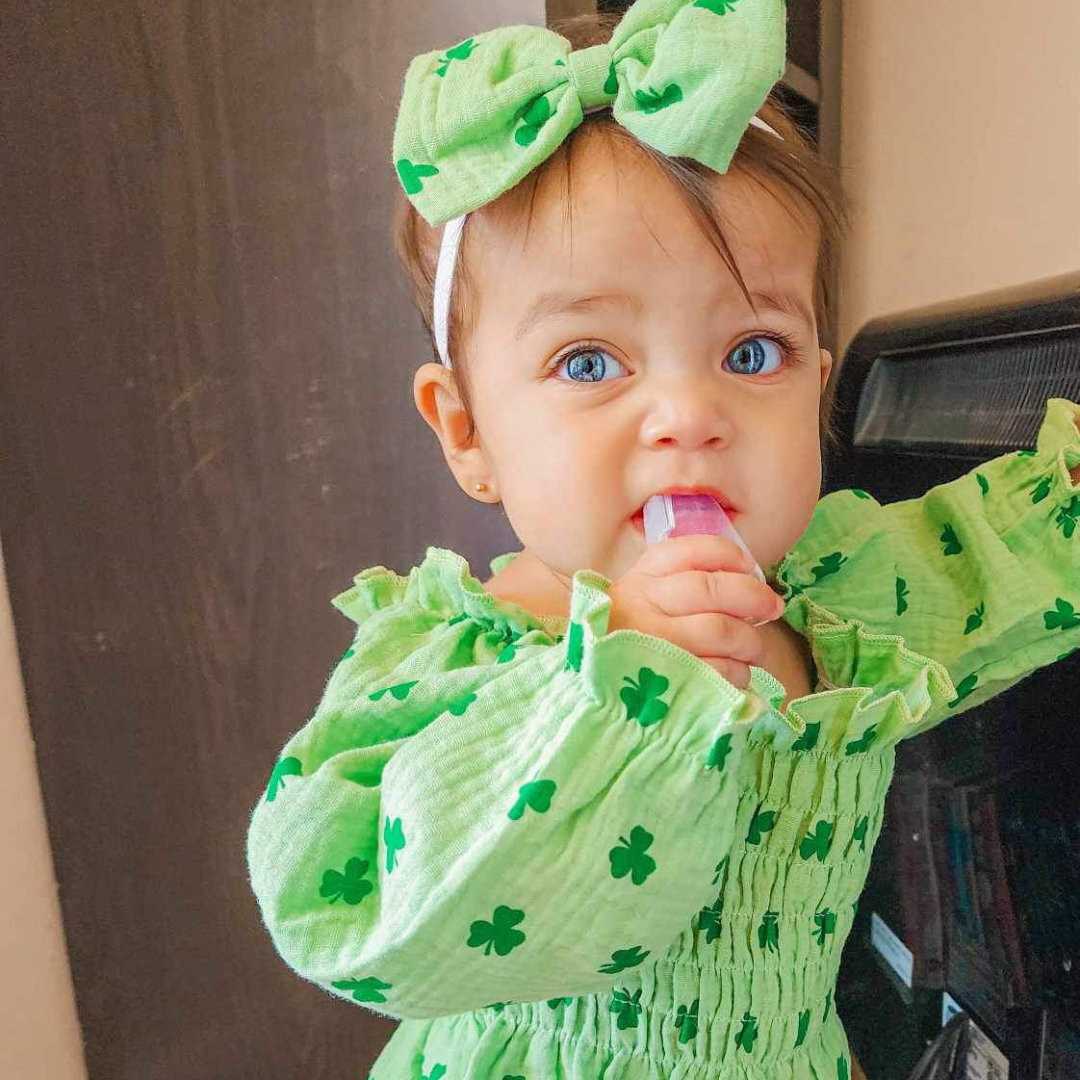 Lucky Scrunch Romper