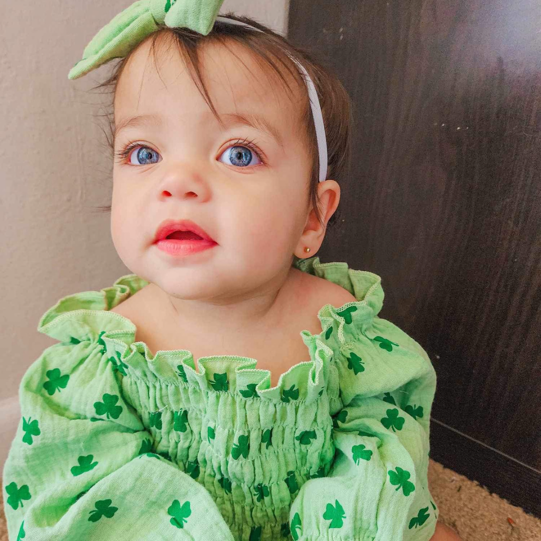 Lucky Scrunch Romper