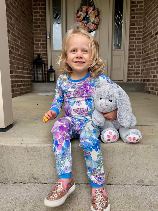 Berry Blooms Two Piece Pajama Set