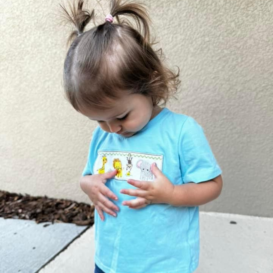 Animal Embroidery Top