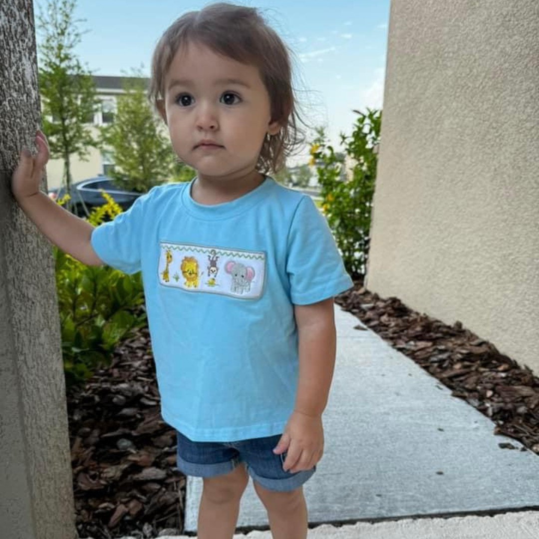 Animal Embroidery Top