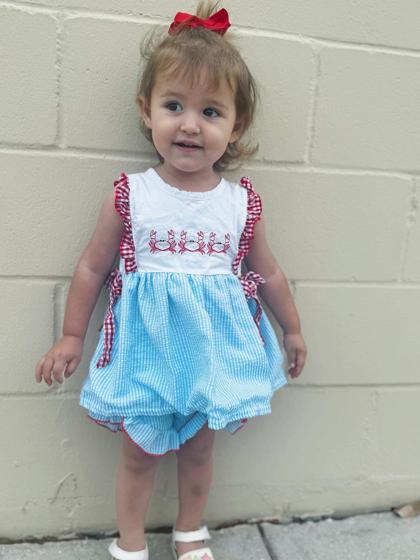 Blue Crab Ruffle Set-