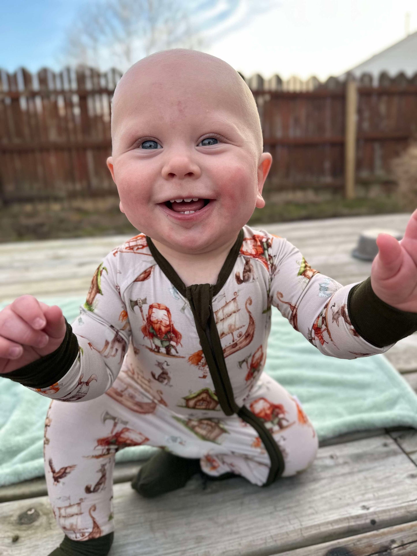 Viking Voyage Two Piece Pajama Set