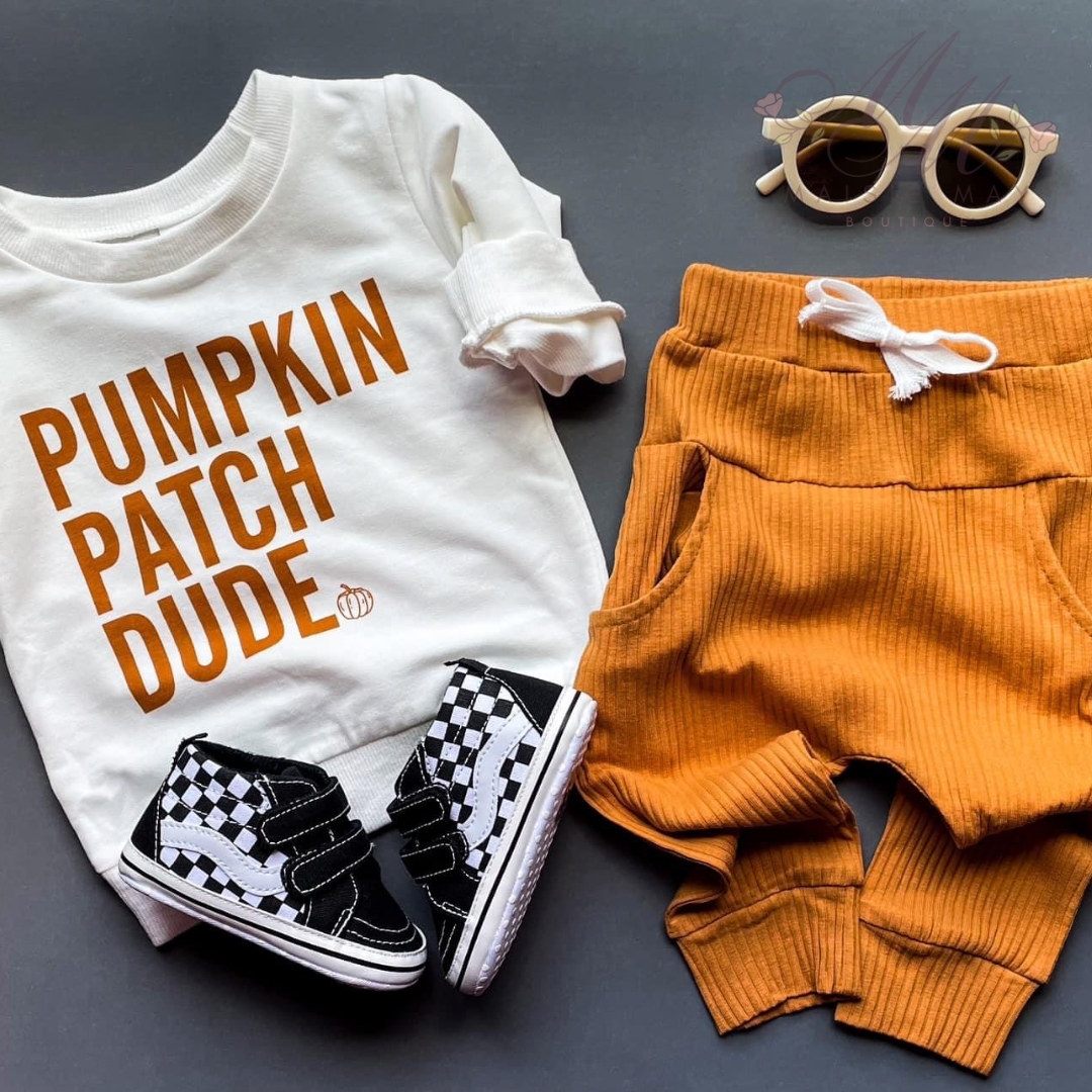 Pumpkin Patch Dude Jogger Set