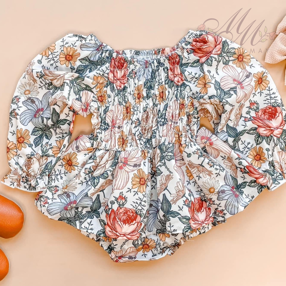 Autumn Floral Romper