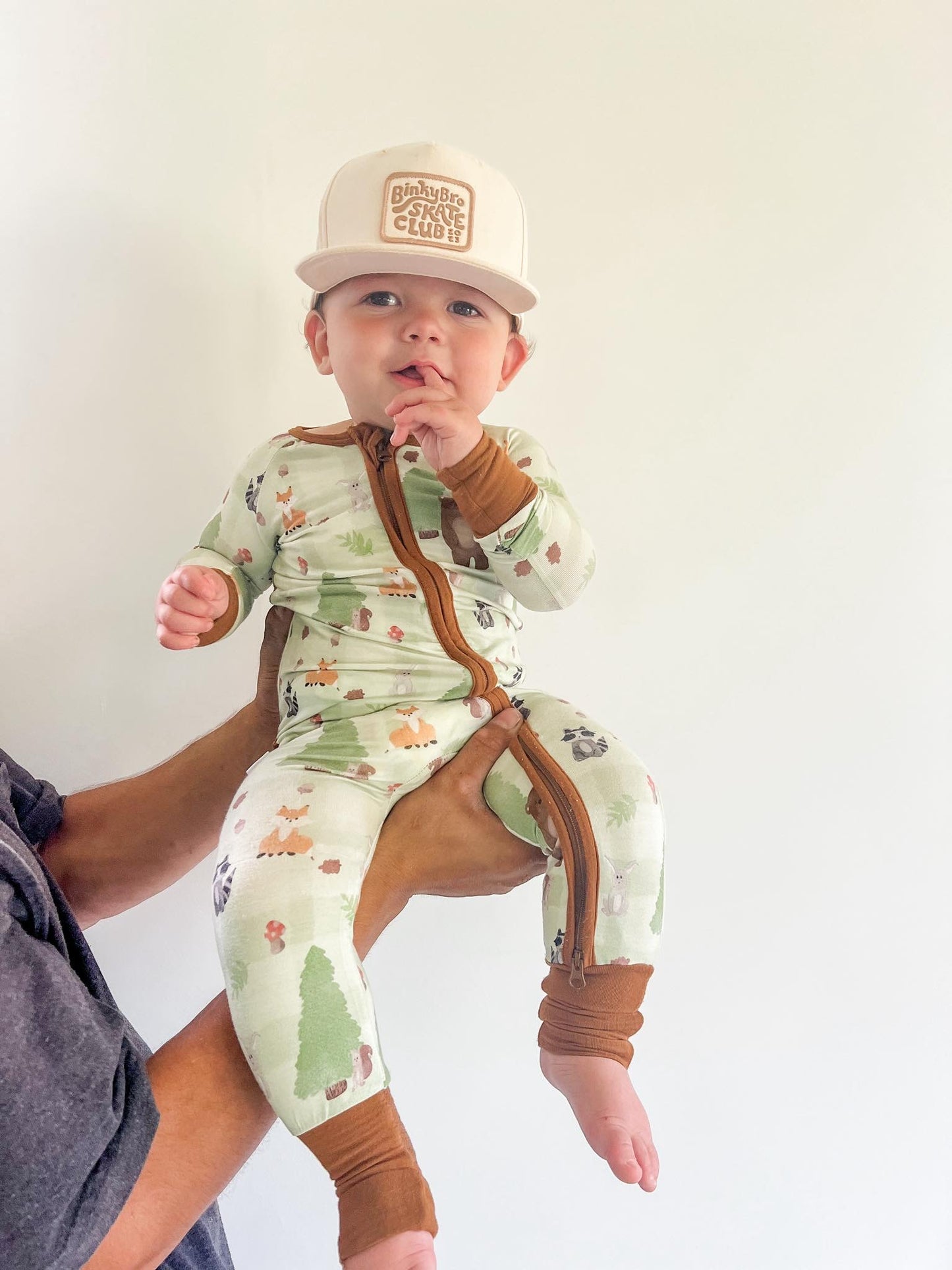 Woodland Wonder Convertible Romper Pajamas