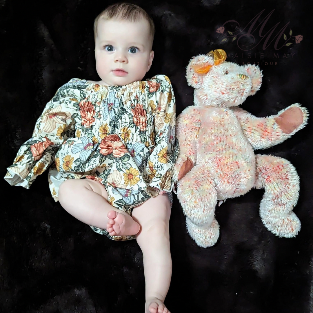 Autumn Floral Romper