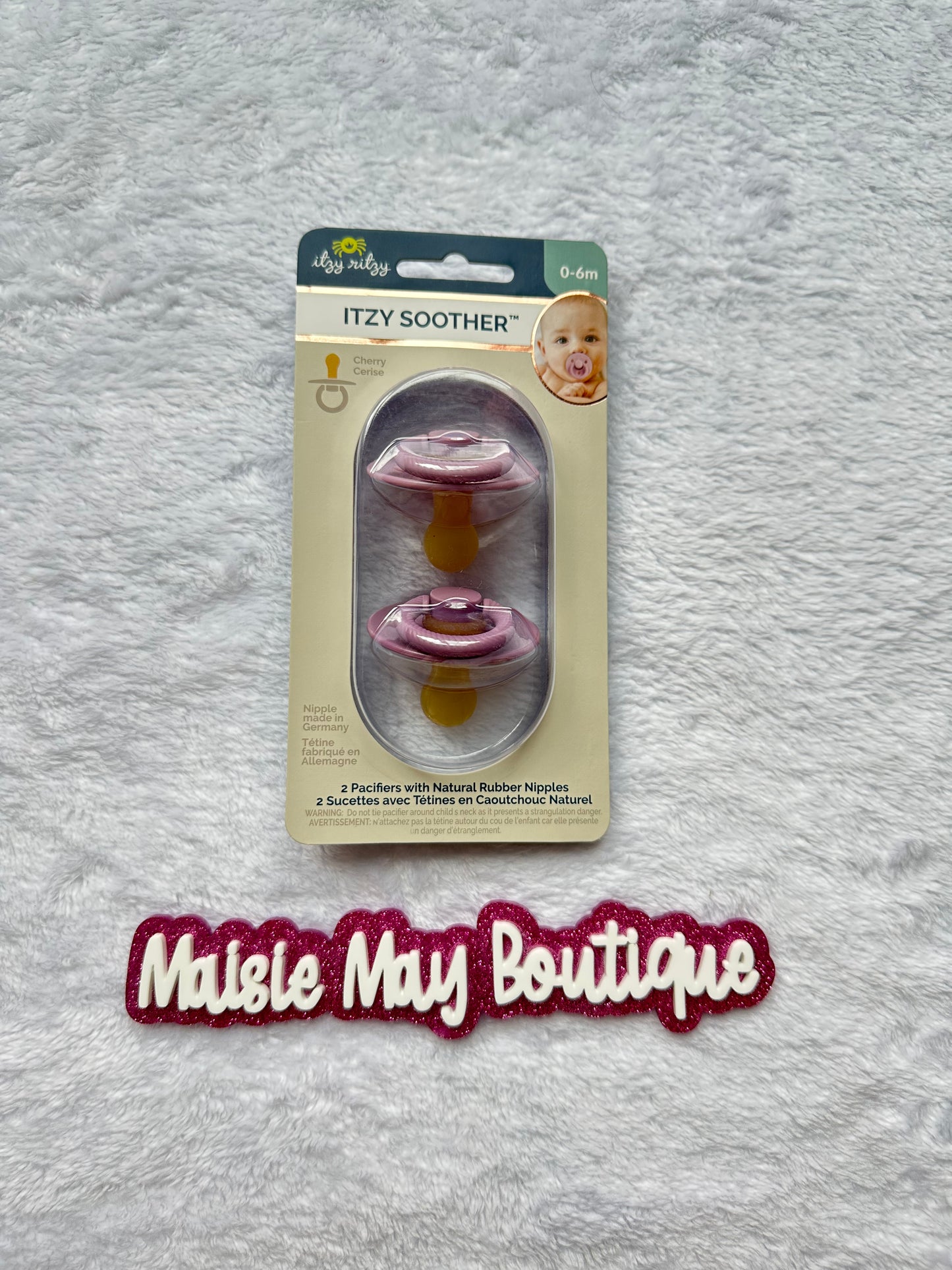 Itzy Ritzy Soother Natural Rubber Paci Sets 0-6M