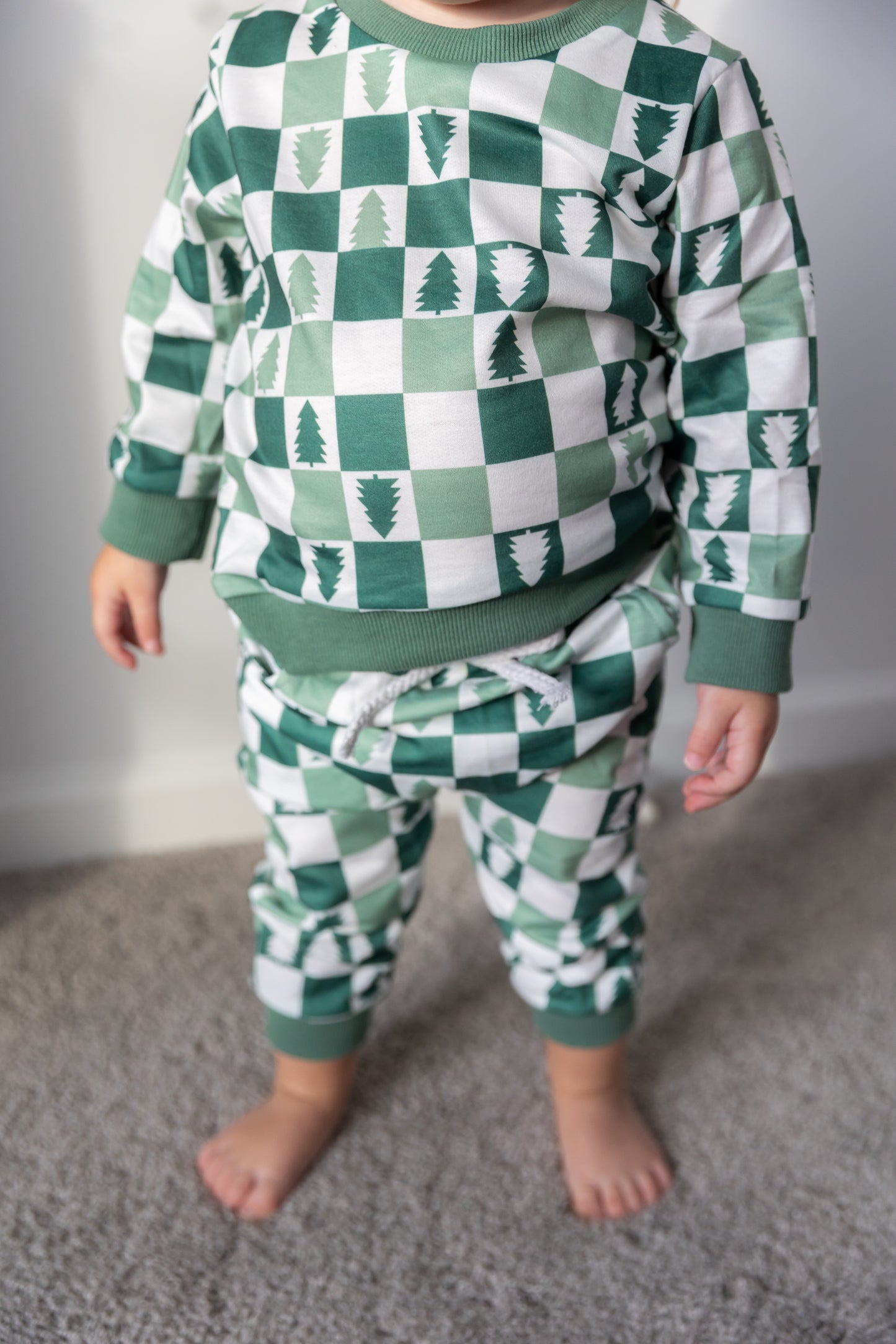 Checkered Pine Jogger Set