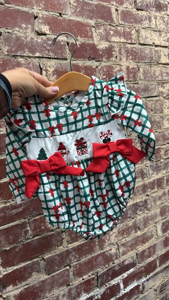 Christmas Time Bubble Romper