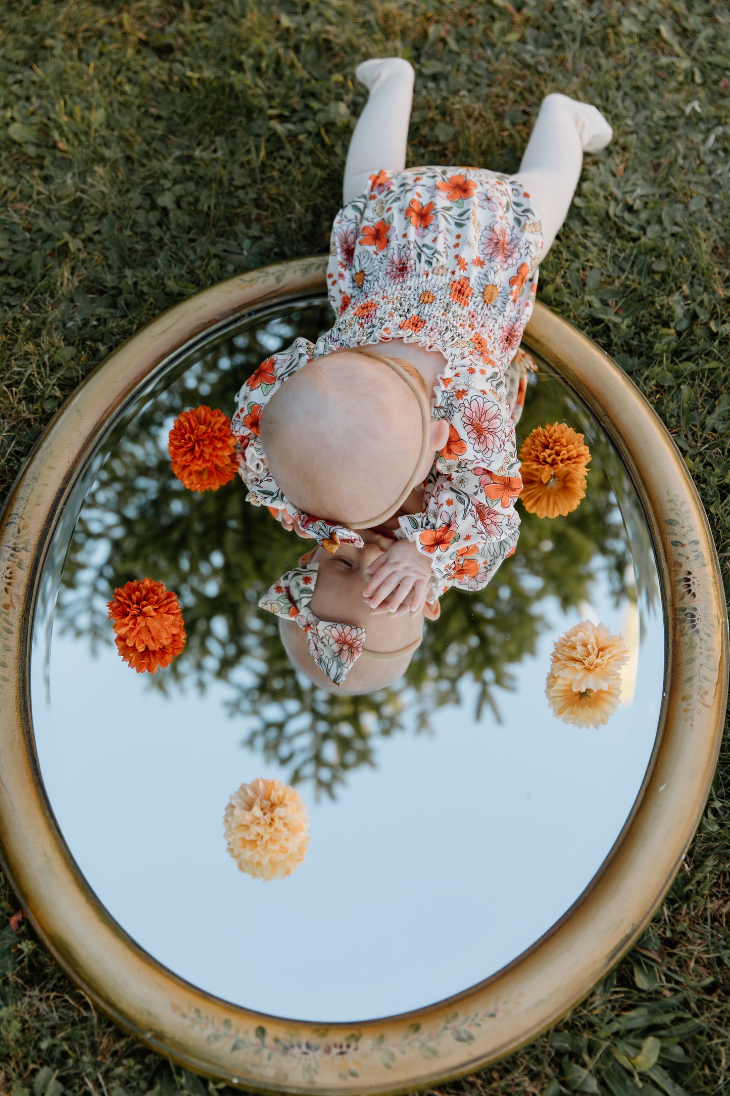 Floral Scrunch Romper