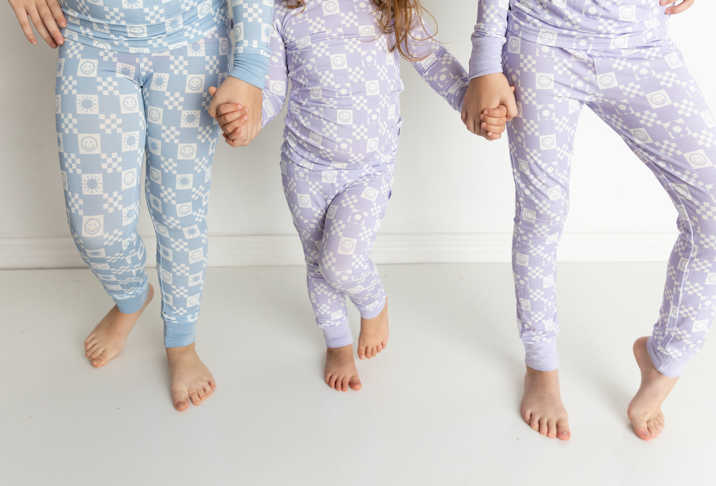 Periwinkle Checks Two Piece Pajama Set