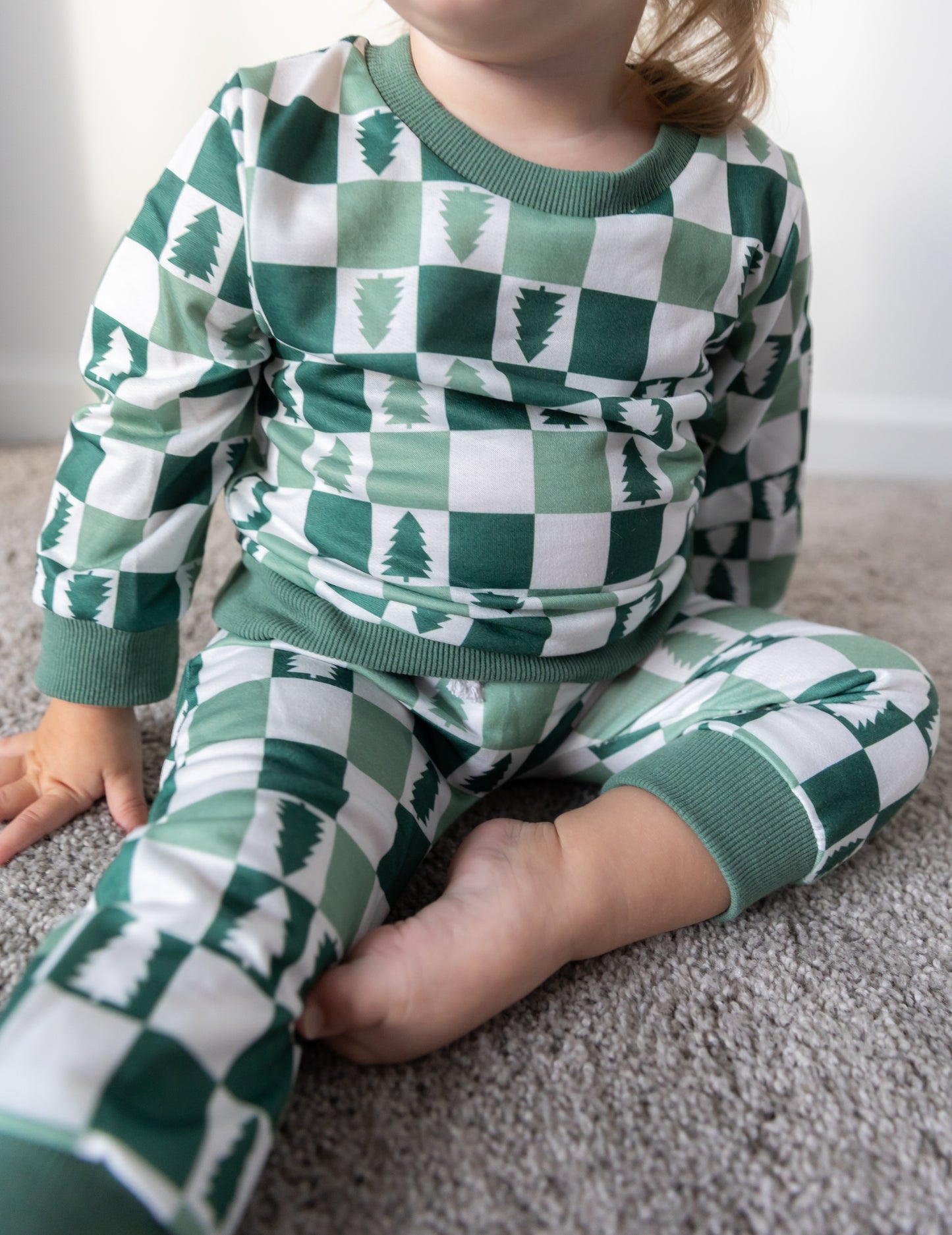 Checkered Pine Jogger Set