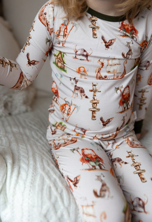 Viking Voyage Two Piece Pajama Set