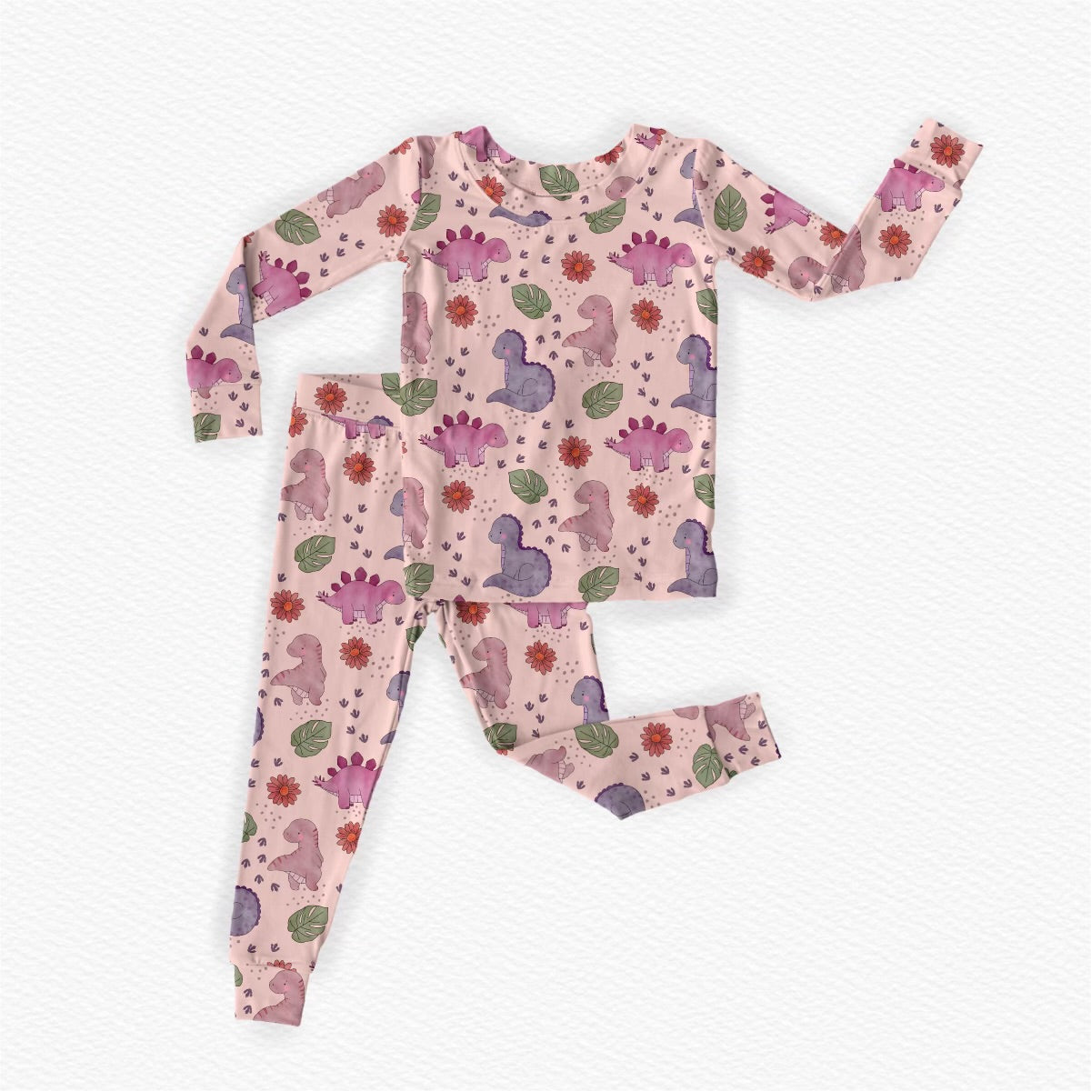Rosie Raptor Two Piece Pajama Set