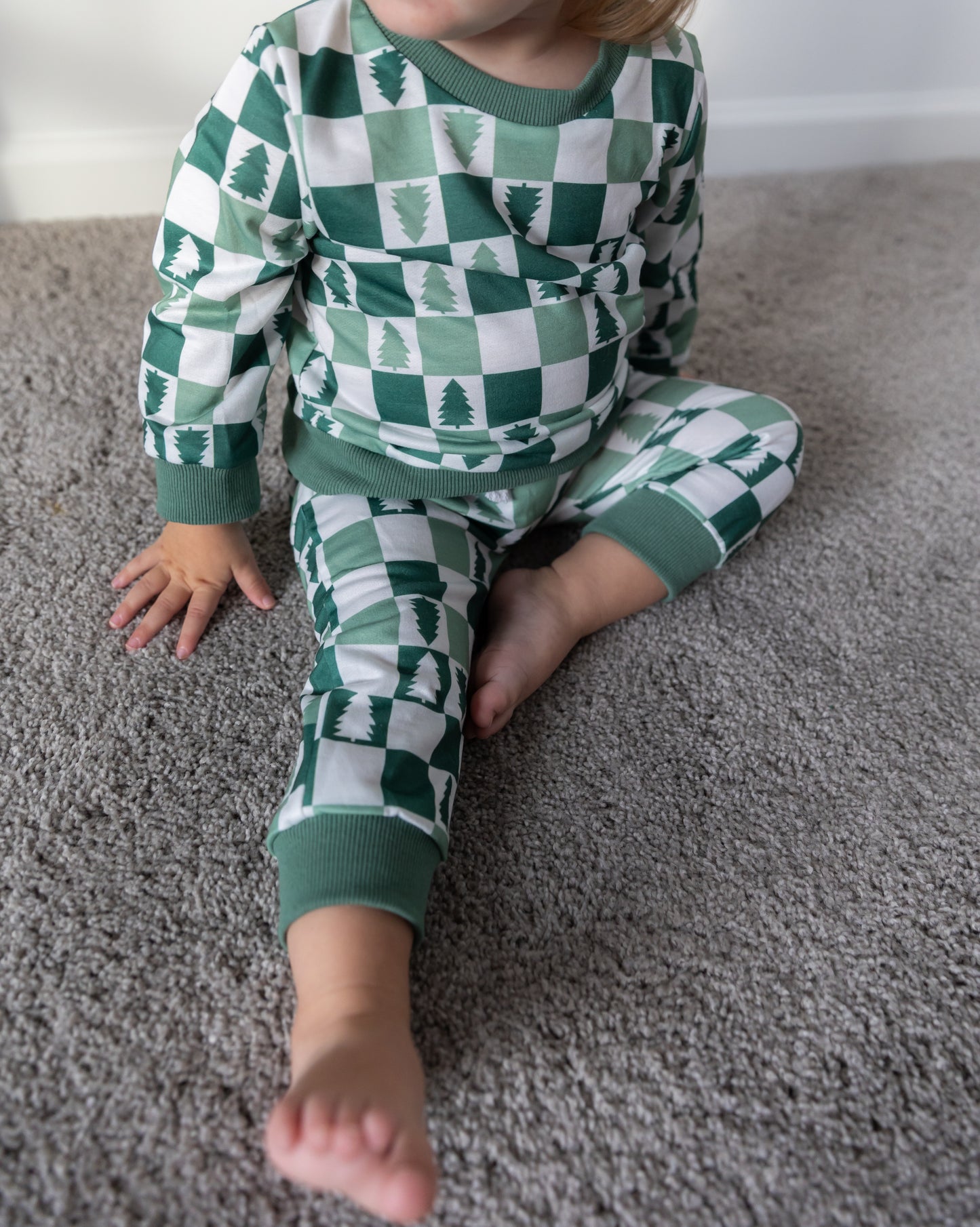 Checkered Pine Jogger Set