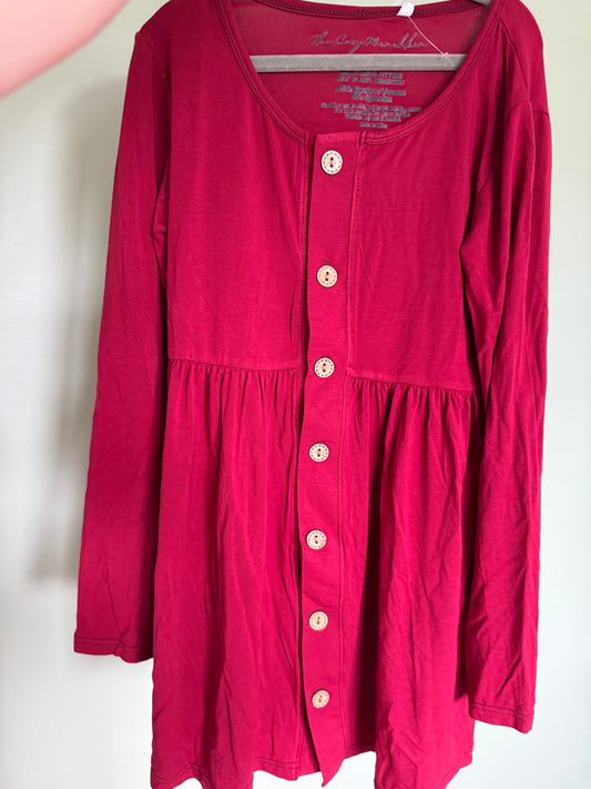 Deep Red Dress