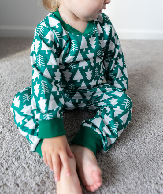 Green Pine Jogger Set