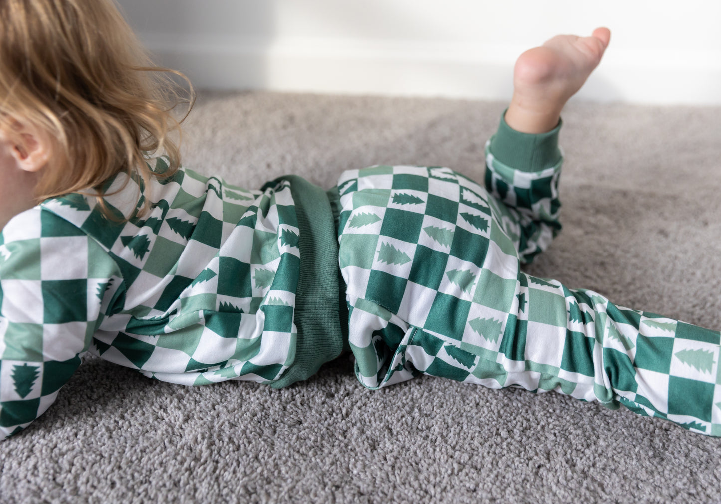 Checkered Pine Jogger Set