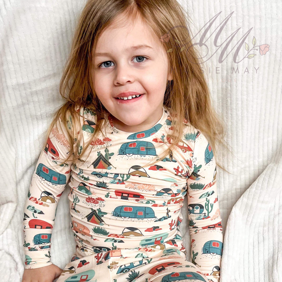 Happy Campers Bamboo Pajamas 2 piece